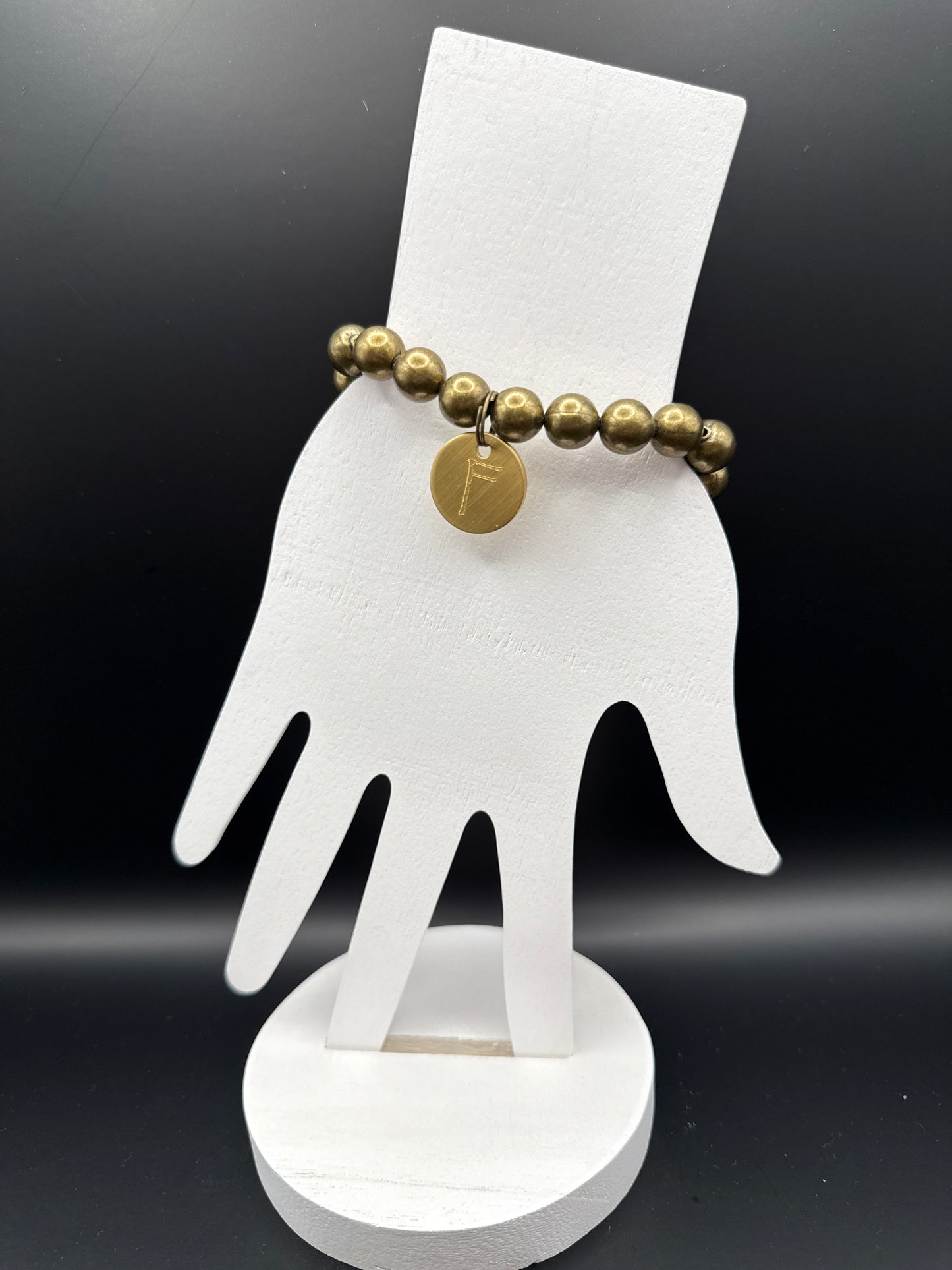 Gold Initial Bracelet