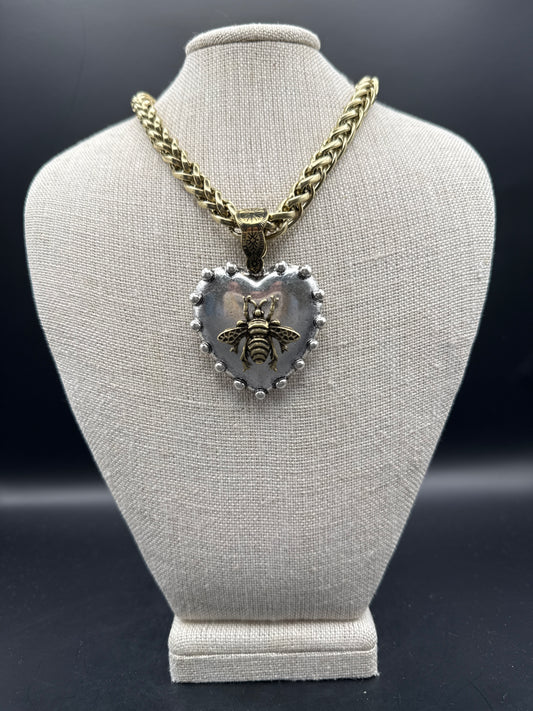 ALICE Bumblebee Heart Necklace