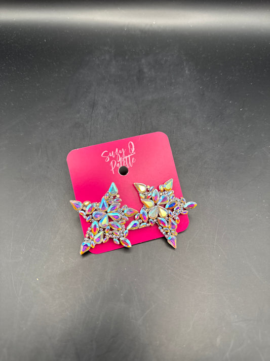 ALICE AB Stone Star Earrings