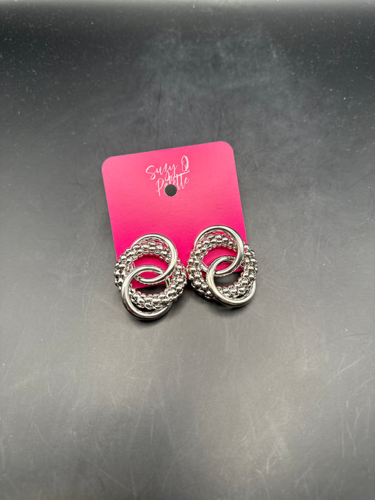 ALICE Silver Circle Earrings