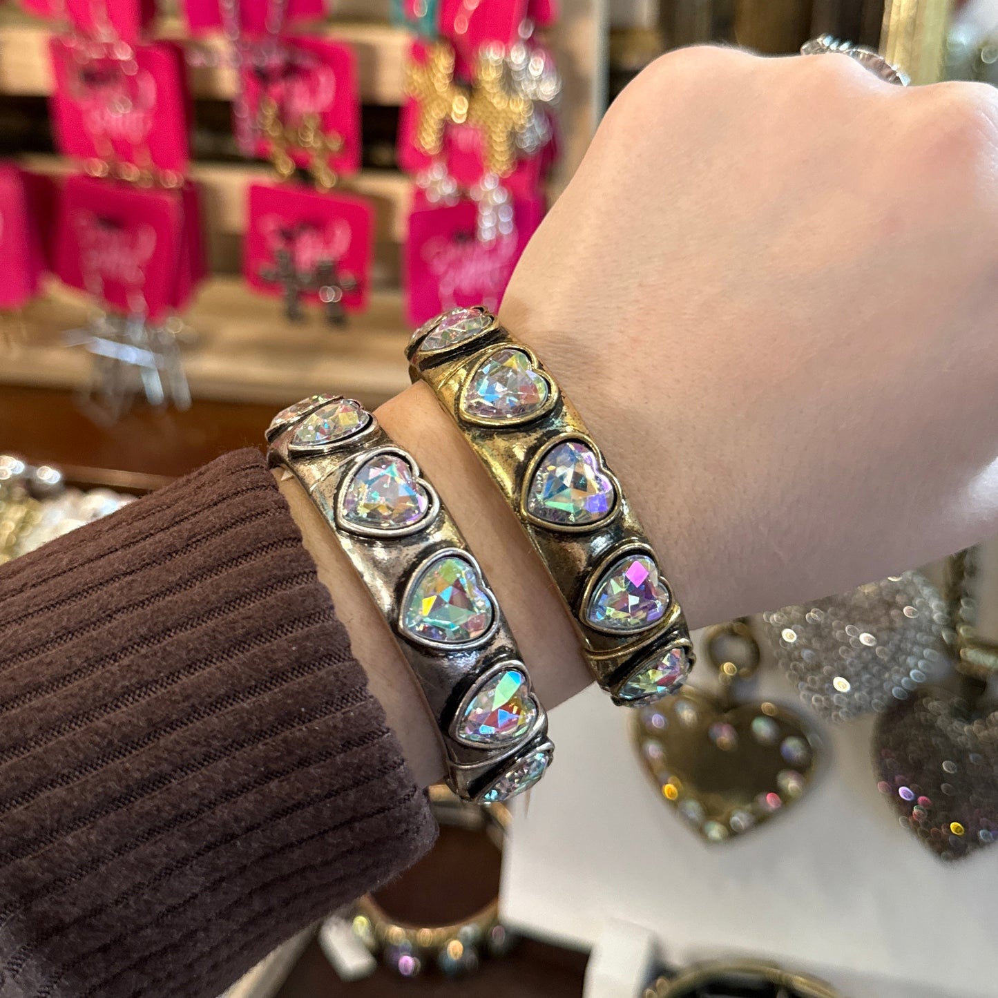 ALICE AB Stone Heart Bracelet