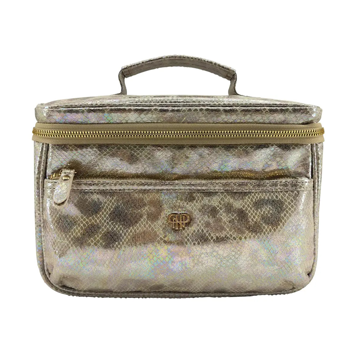 Classic Train Case - Glimmer Leopard