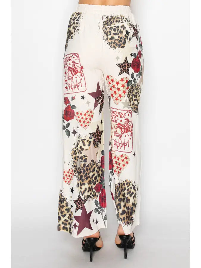 ORIGAMI Star Rose Pants