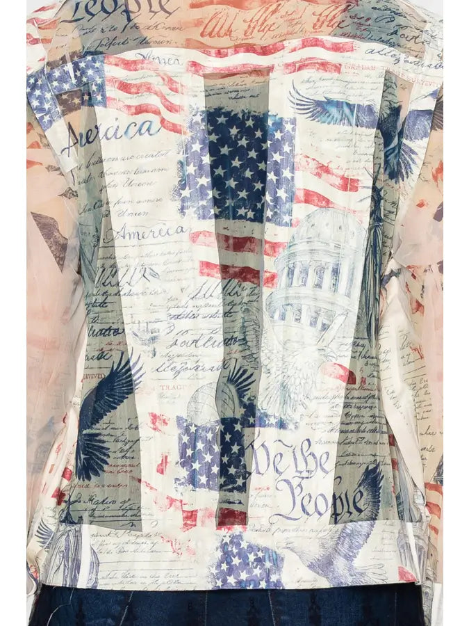 ORIGAMI Freedom Faux Suede Mesh Jacket