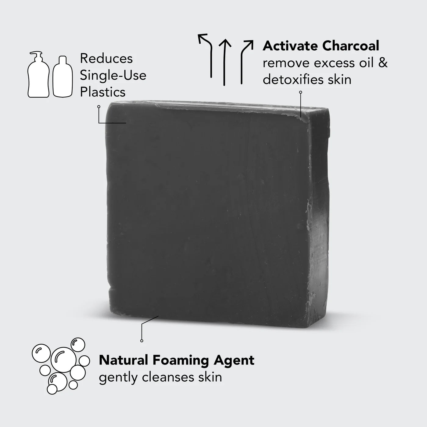 KITSCH Charcoal Detoxifying Solid Body Wash