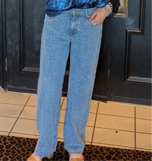 OLI & HALI Crystal Shine Jeans