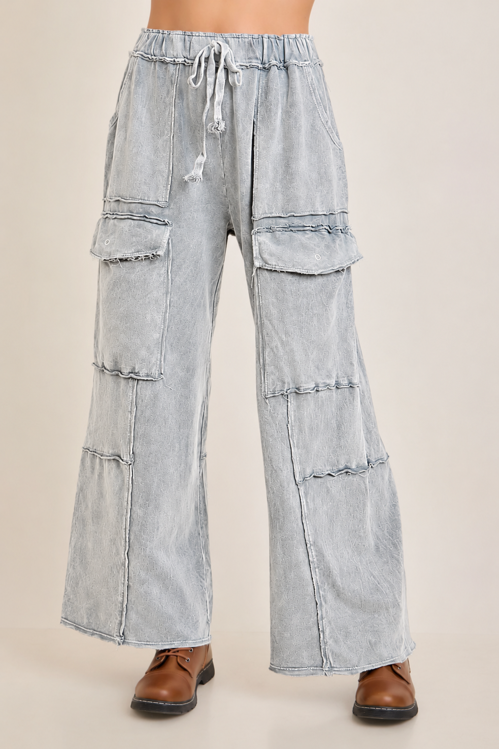 J HER Silver Grey Cargo Pants