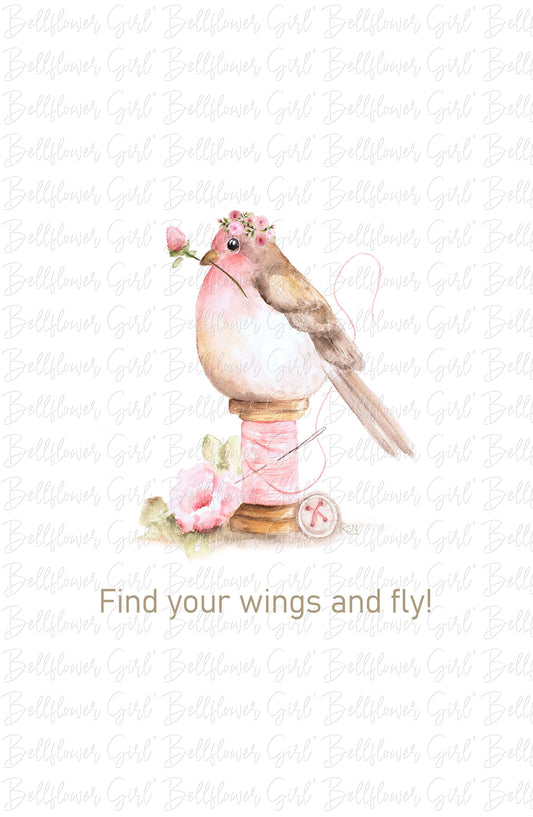 Find Your Wings and Fly Card
