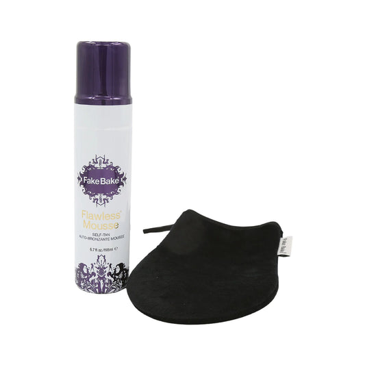 FAKE BAKE® FLAWLESS® Mousse Self-Tanning Foam + Application Mitt