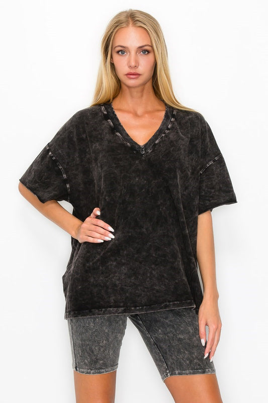 J Her Ash Black Biker Short Set