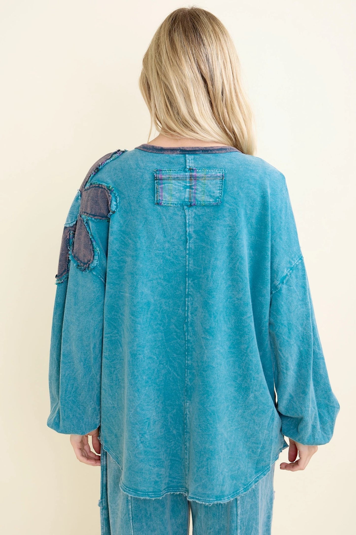 J Her Teal Flower Set