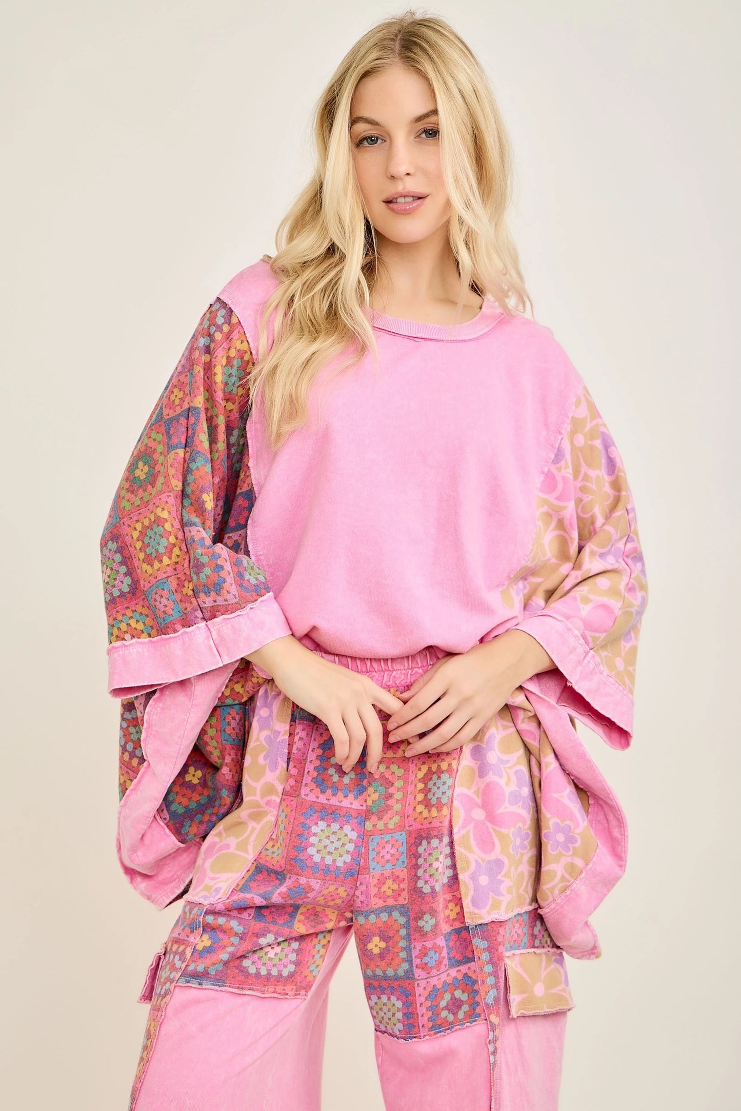 J Her Bubble Gum Crochet Floral Set
