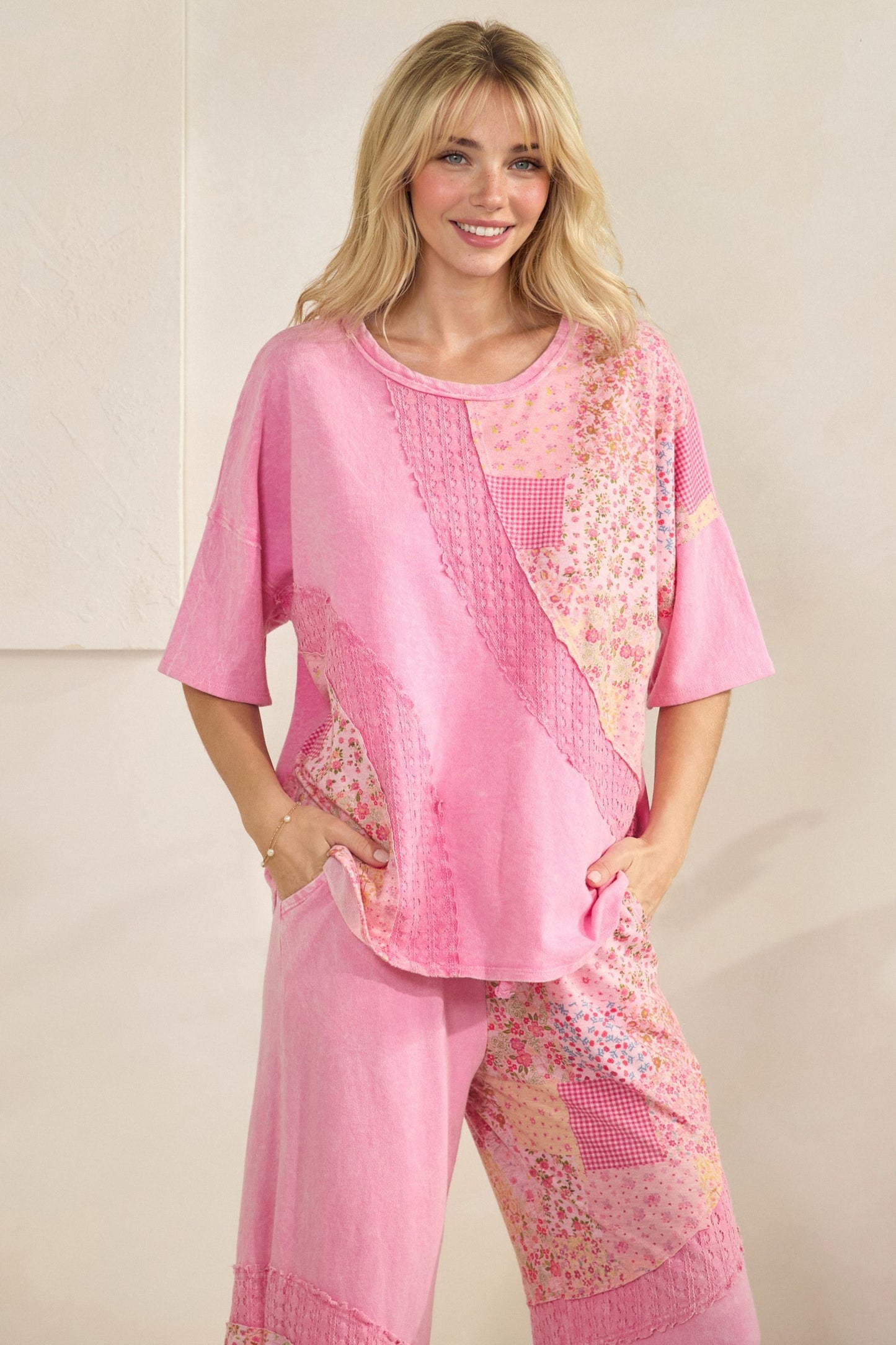 J Her Bubblegum Patchwork Set