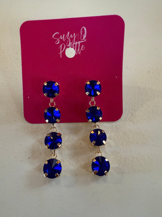 ALICE Blue Stone Drop Earrings