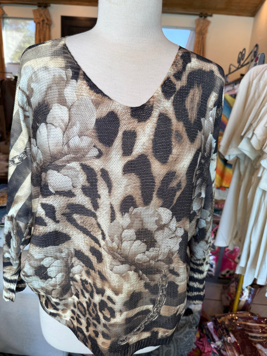 Cento Black Floral