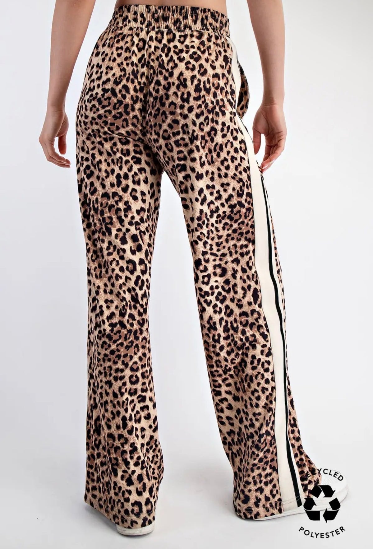 Cheetah Stripe Straight Leg Pants