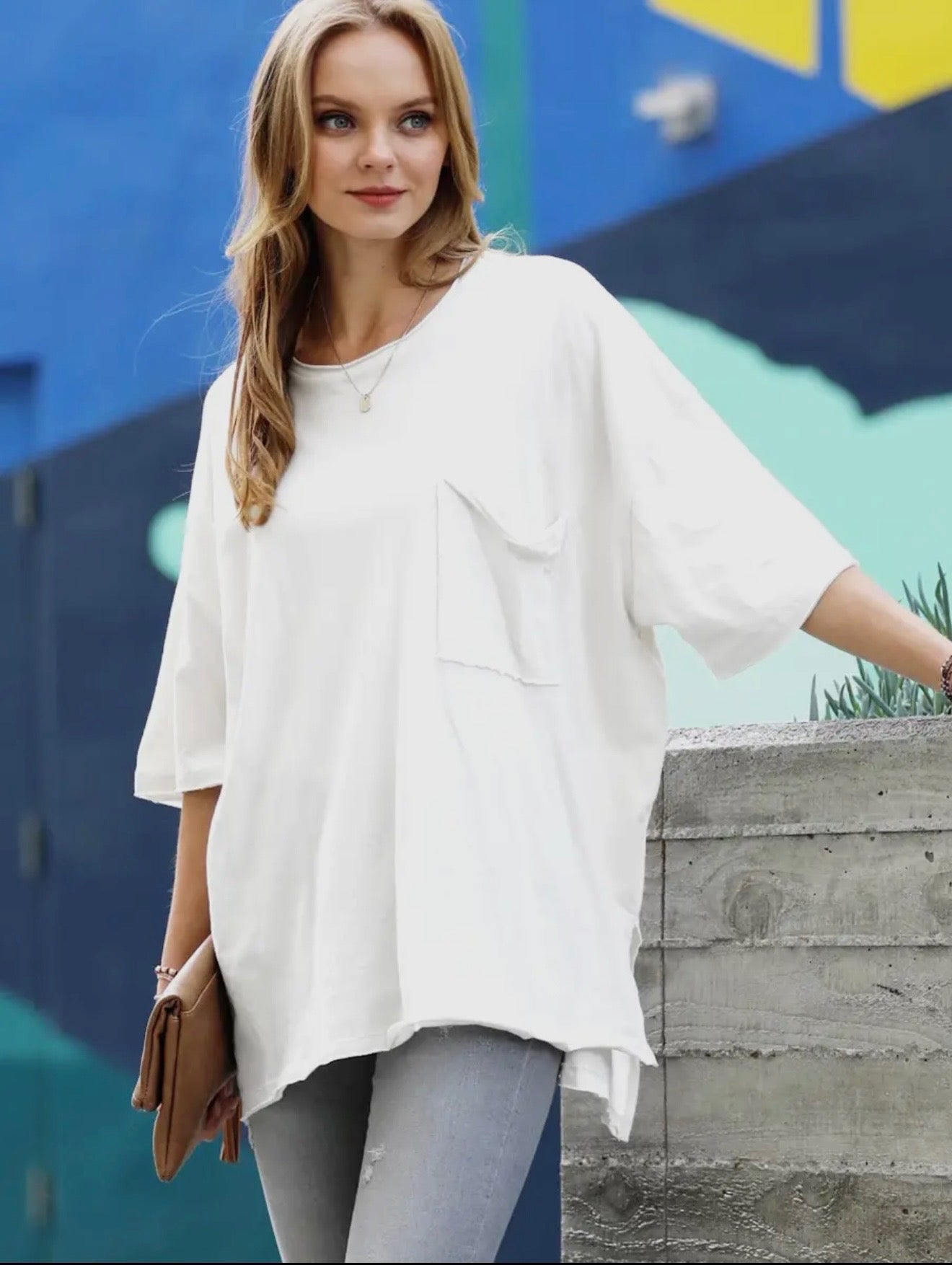 White Pocket Tee