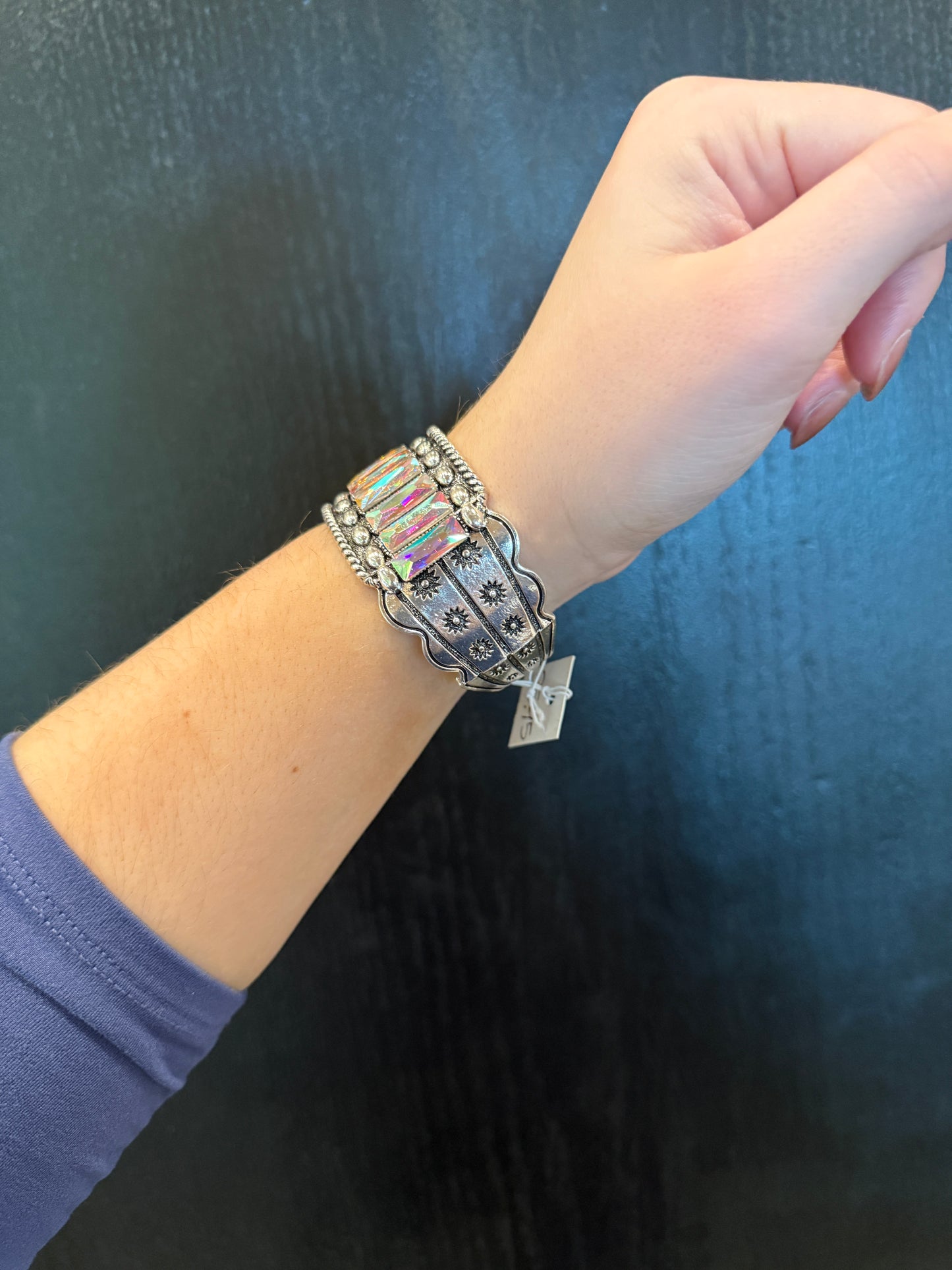 AB Stone Stretch Bracelet