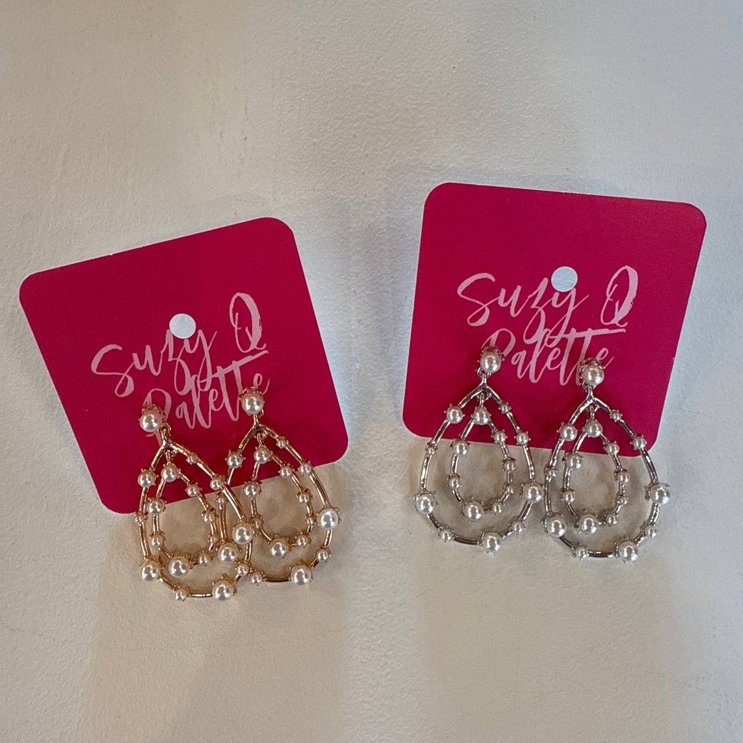 Pearl Teardrop Earrings