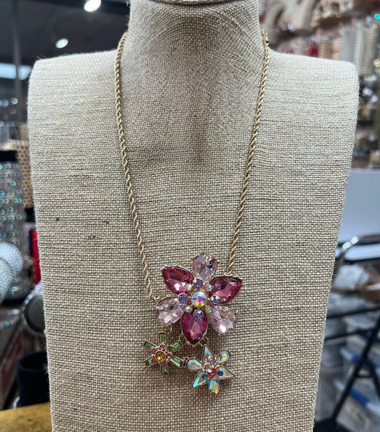Multi Flower Necklace