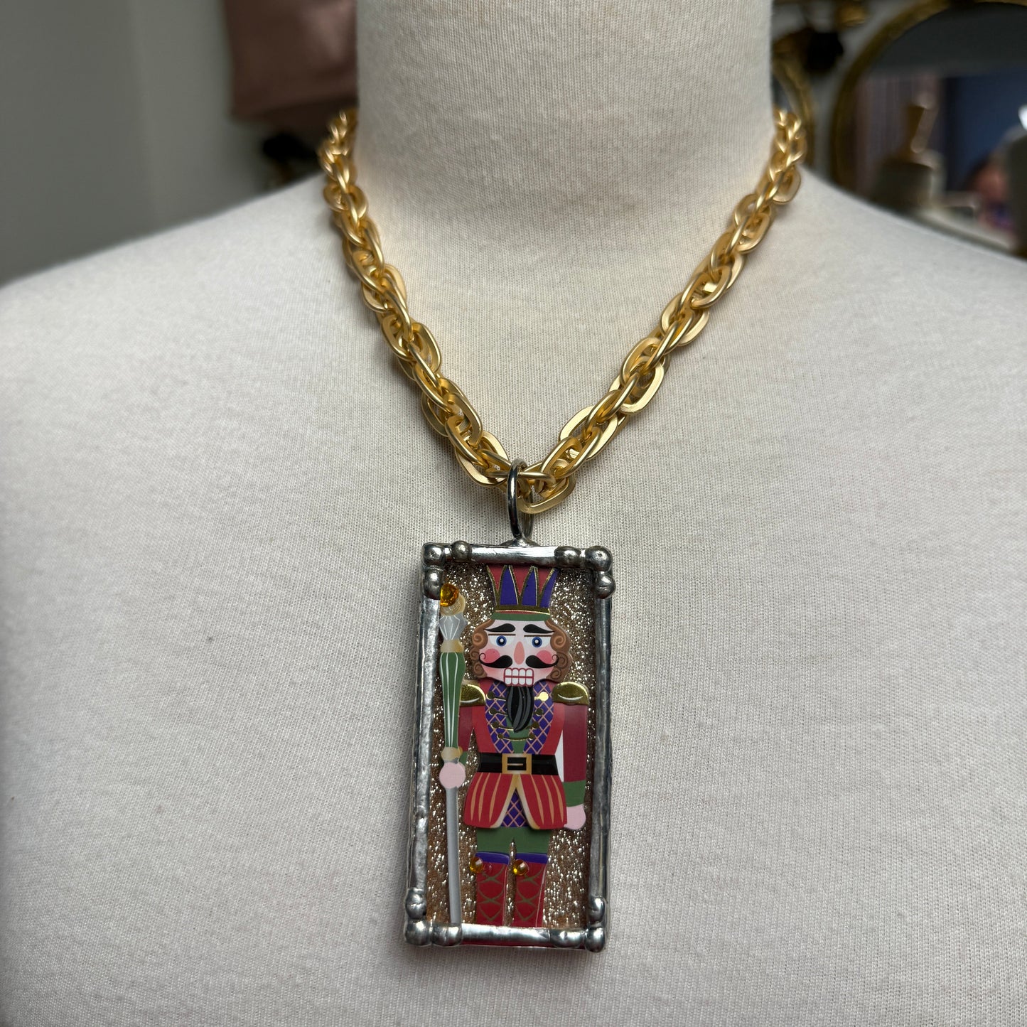 Nutcracker Christmas Necklace