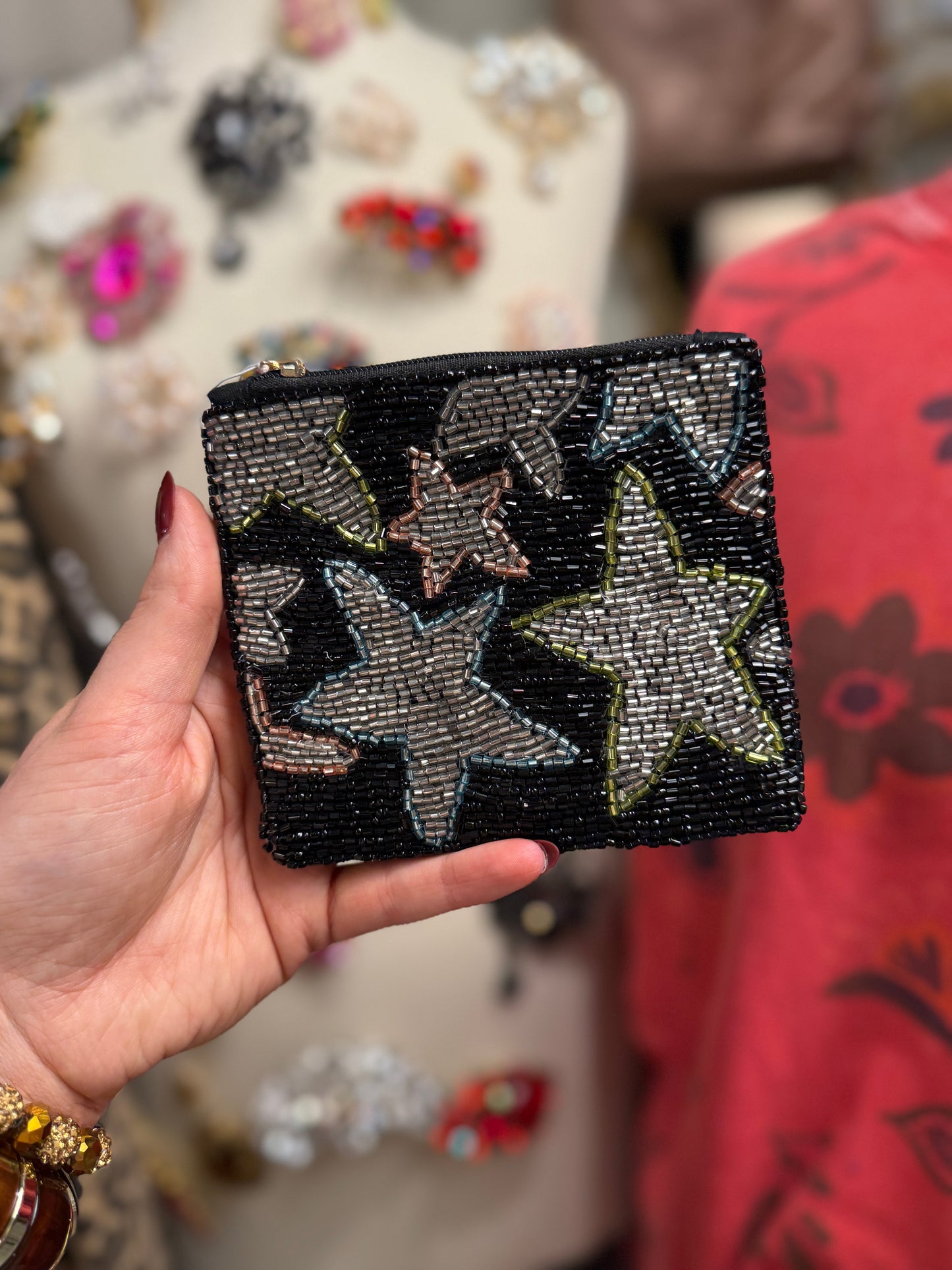 Star Beaded Bag