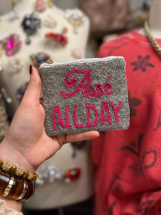 Rose All Day Beaded Bag