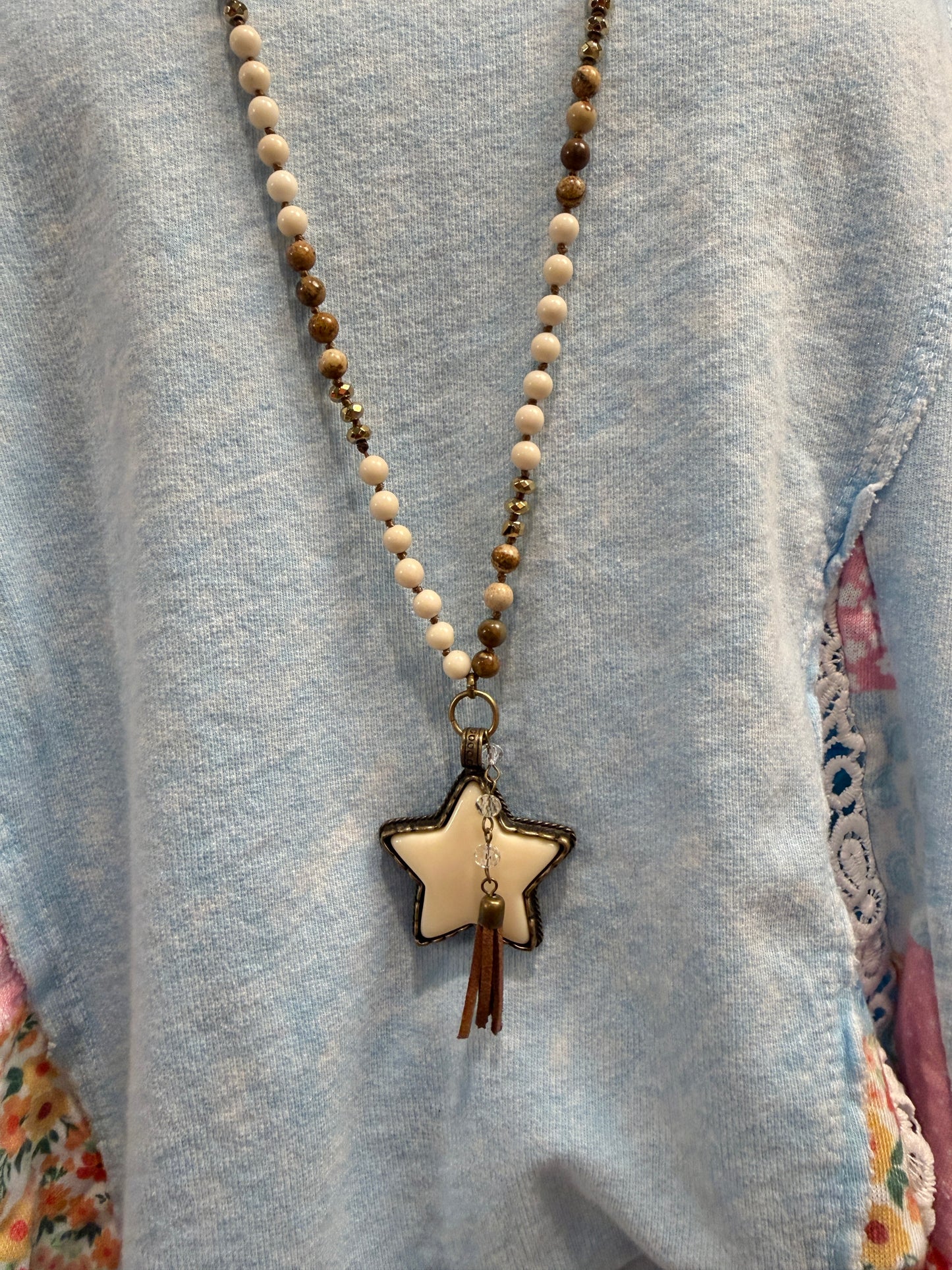 Star Gemstone Necklace