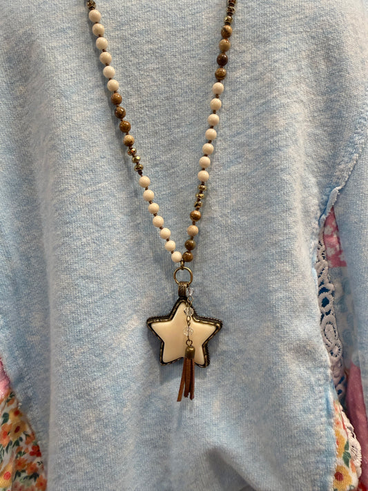 Star Gemstone Necklace