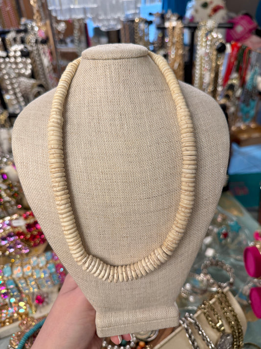 Howlite Disc Necklace