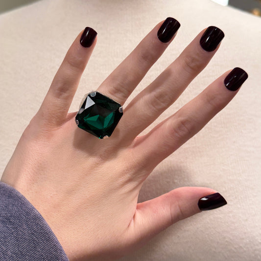 ALICE Green Stretch Ring