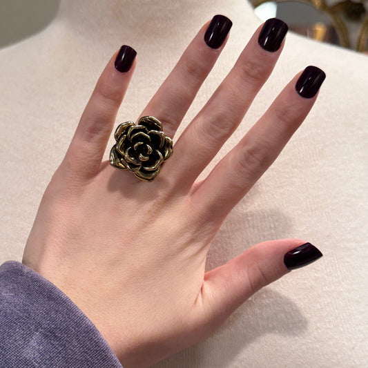 ALICE Gold Flower Stretch Ring