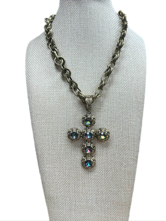 Volcano Cross Necklace