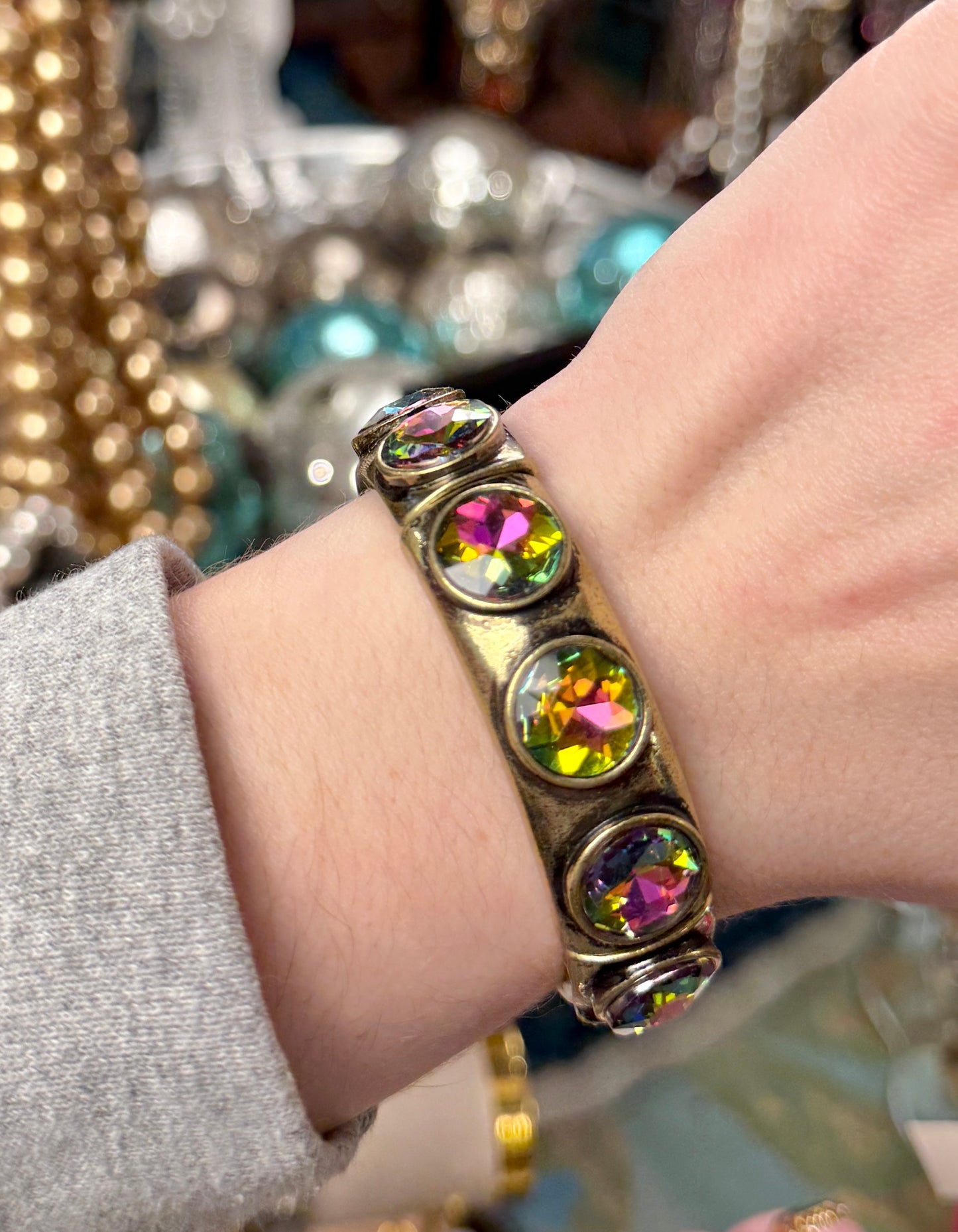 Volcano Burnished Gold Bracelet