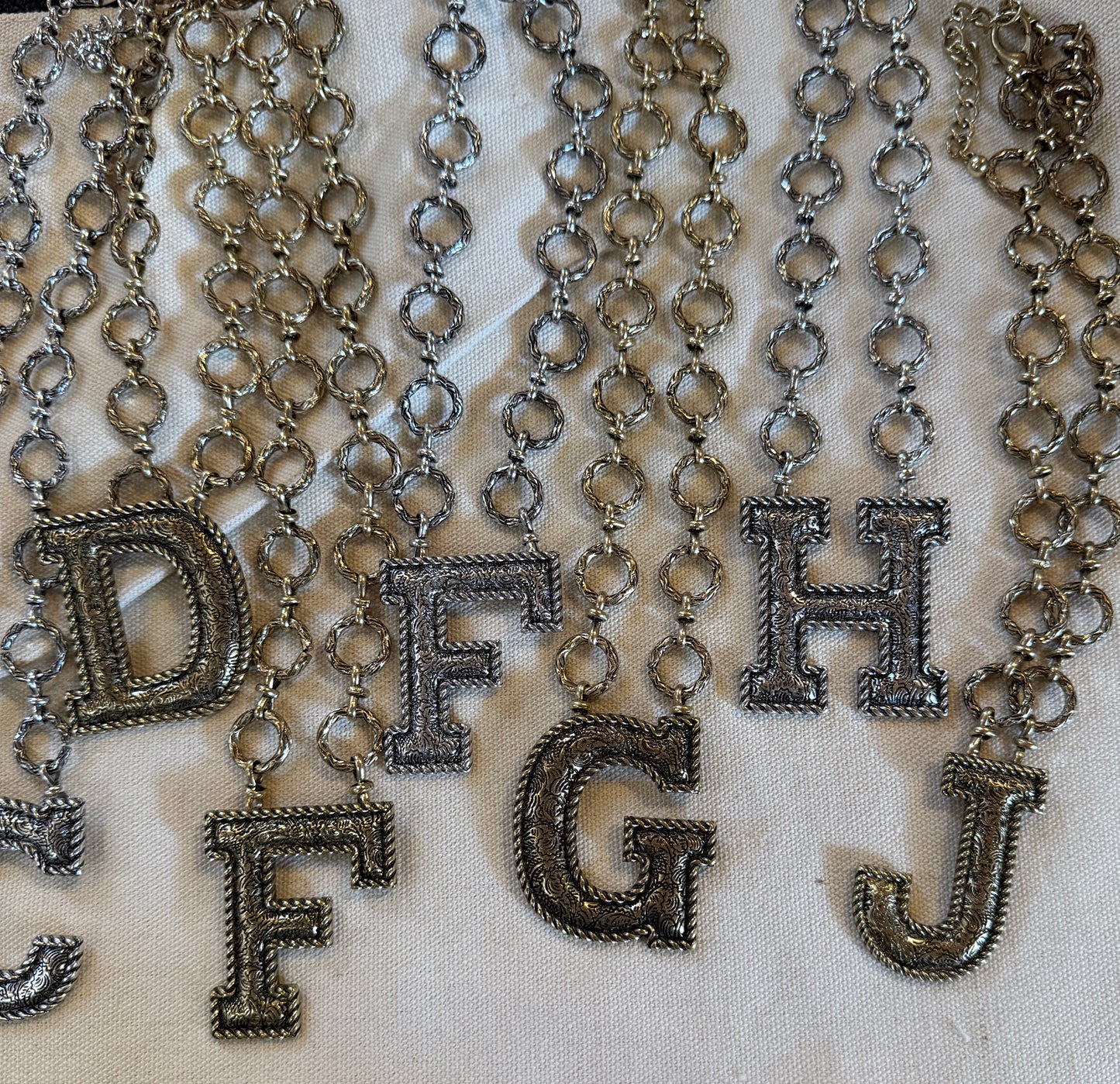Initial Necklaces