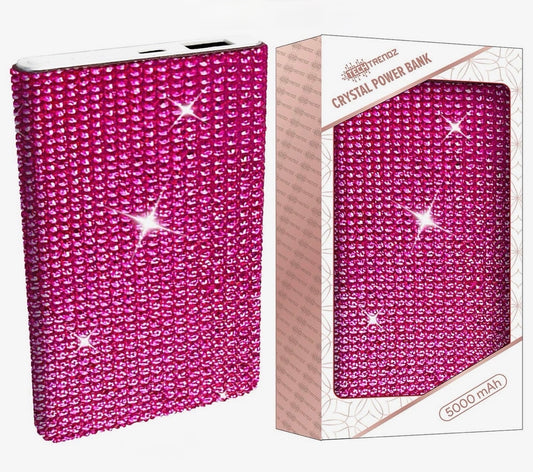 Pink Crystal Power Bank