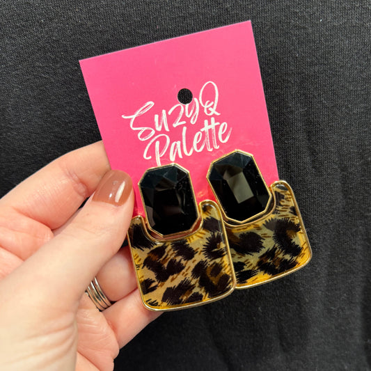 ALICE Leopard Print Earrings