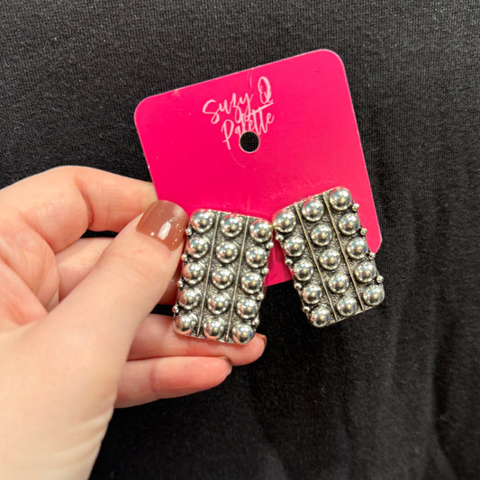 ALICE Rectangle Bubble Earrings