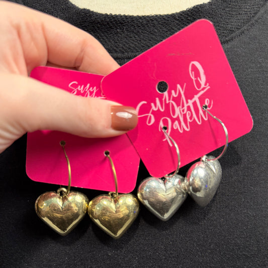 ALICE Puff Heart Earrings