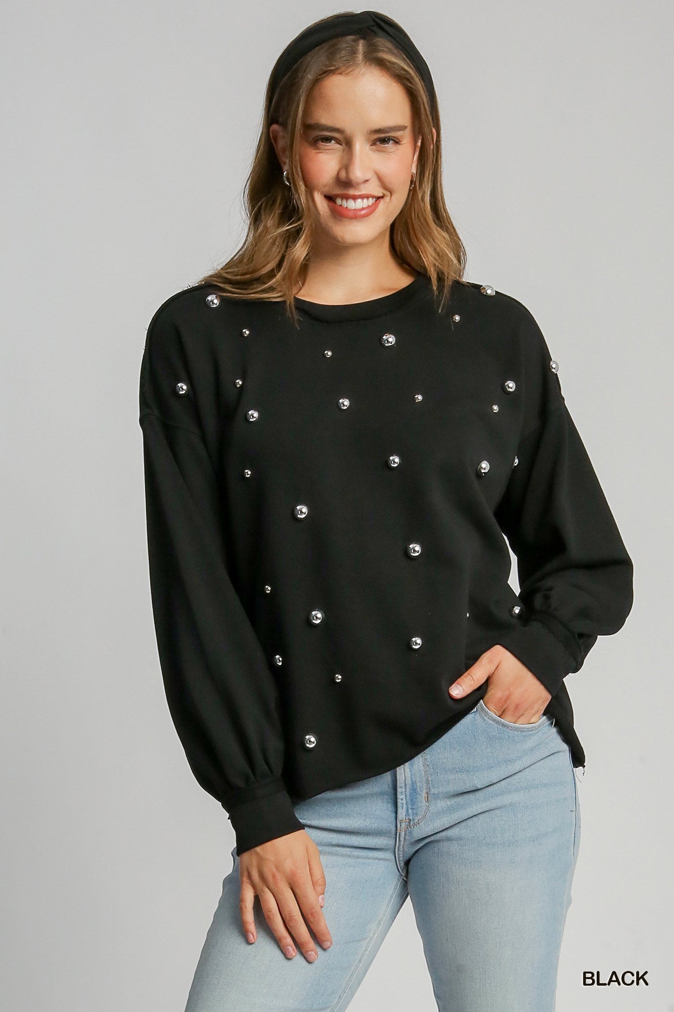 UMGEE French Terry Top Black
