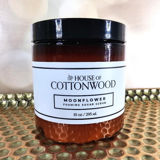 House of Cotton Moonflower Foaming Sugar Scrub