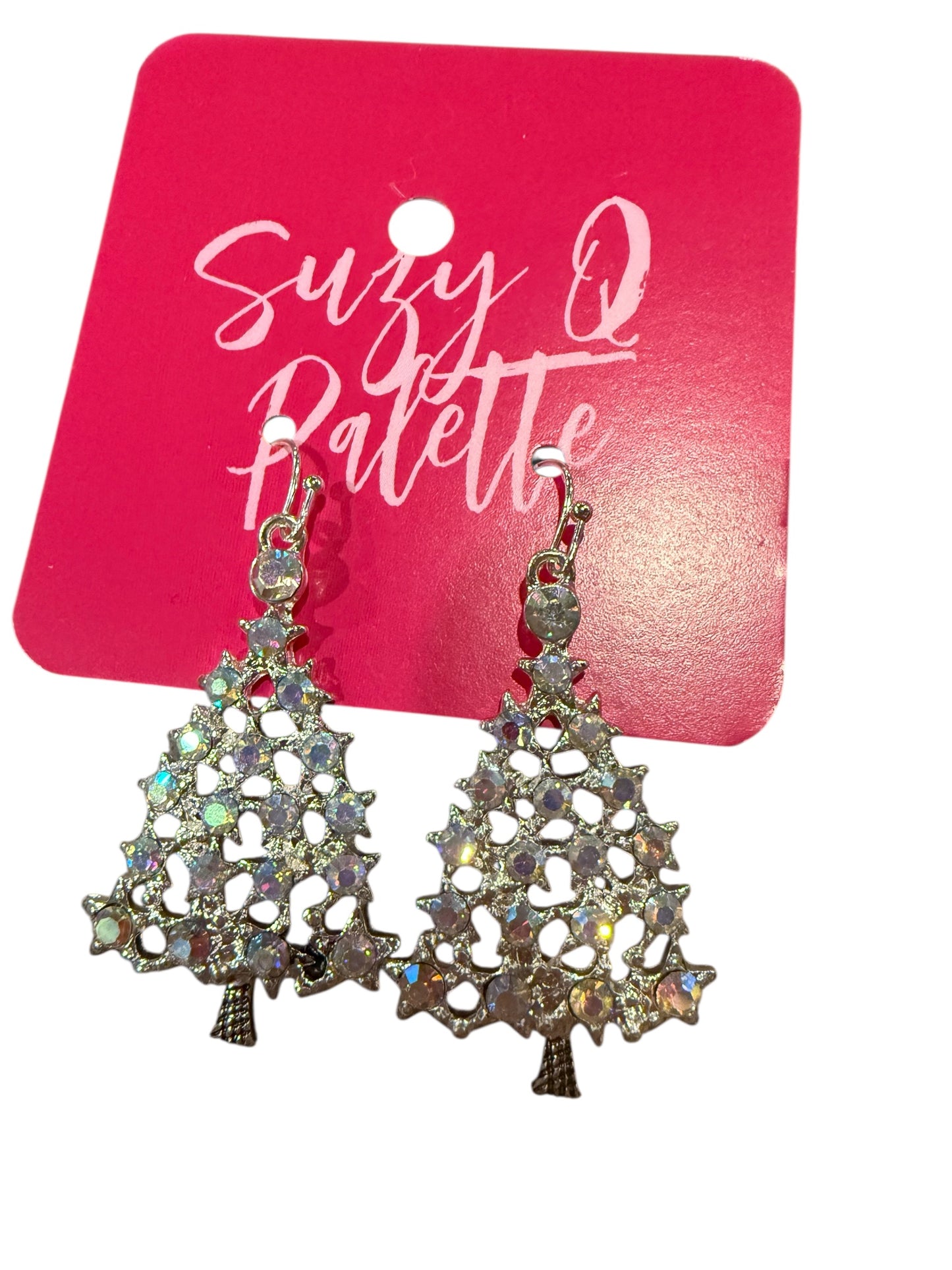 ALICE AB Crystal Christmas Tree Earrings