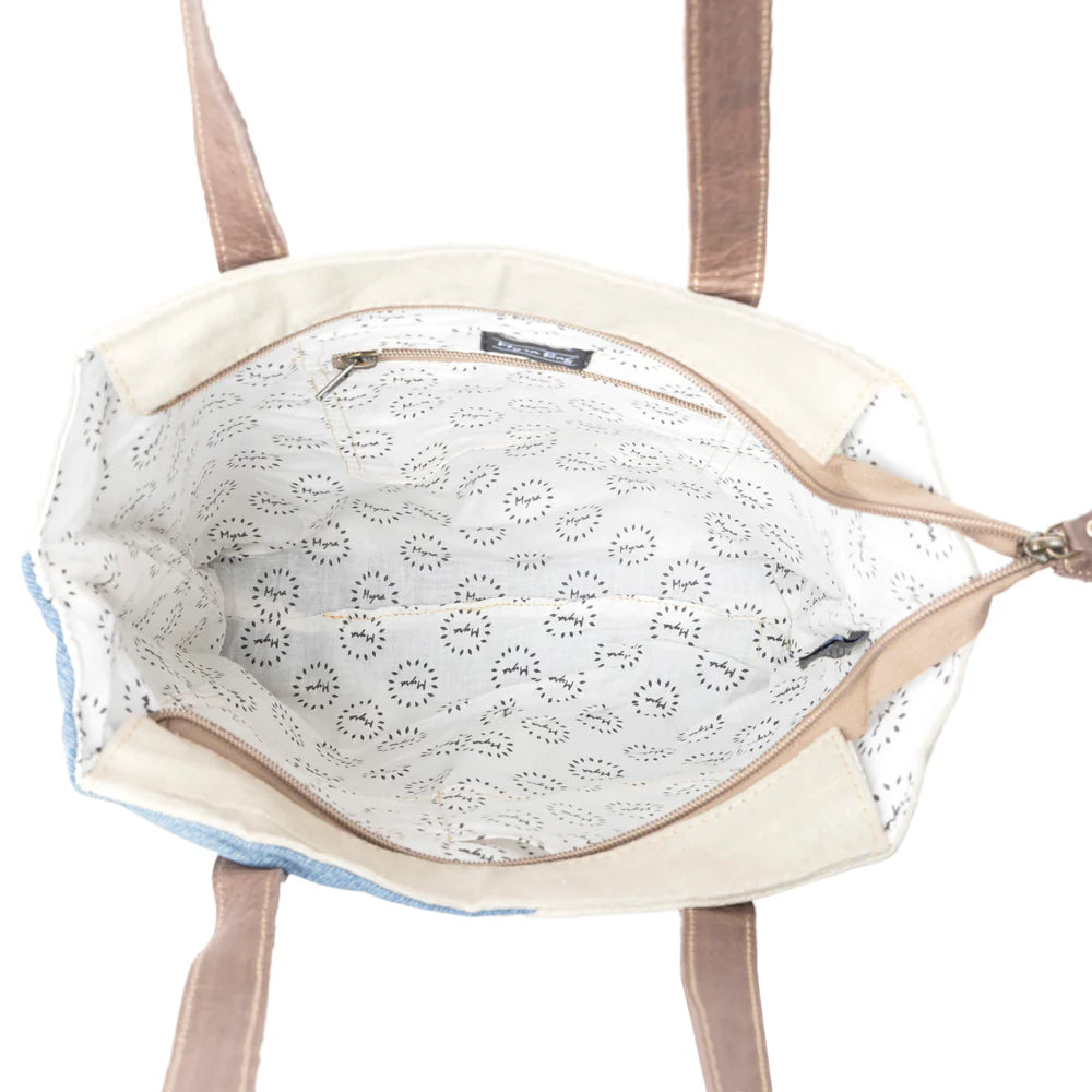 Blue Star Key Tote Bag
