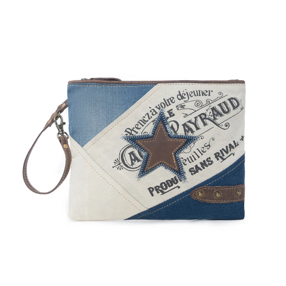 Blue Star Key Pouch