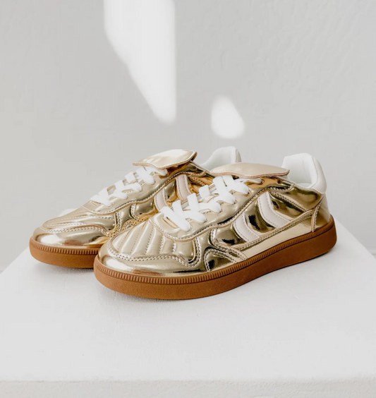 Gold Sneakers