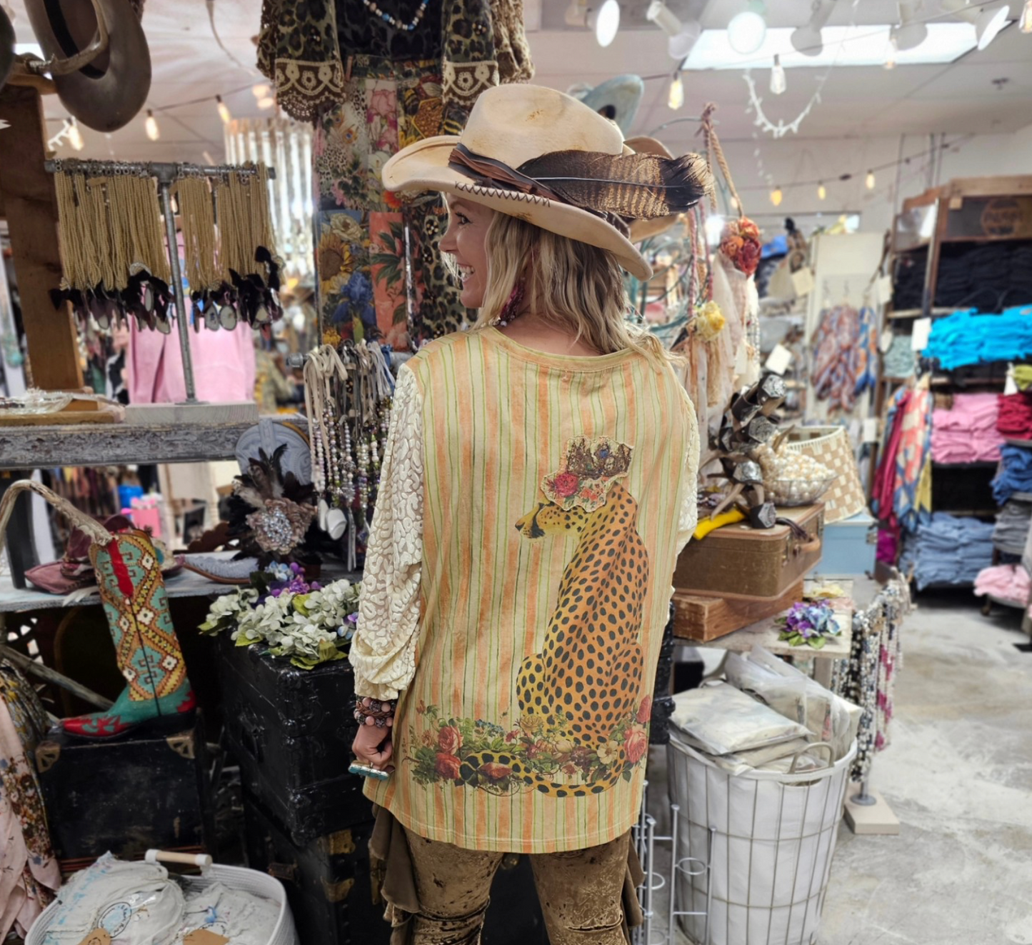 A Rare Bird Cheetah Shirt