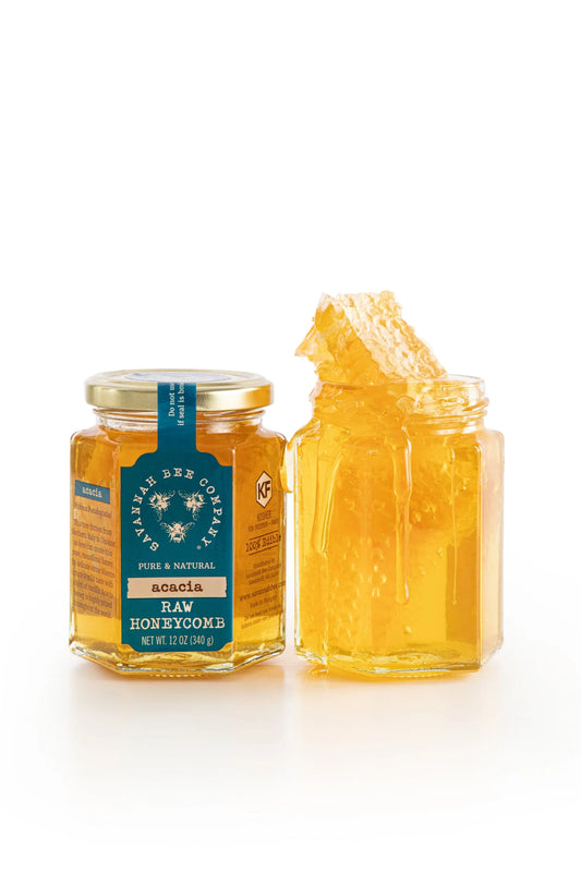 Savannah Bee Company Acacia Honeycomb Jar 12 oz.