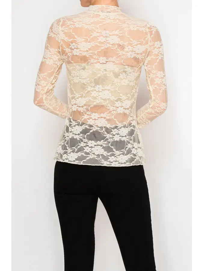 ORIGAMI City of Music Lace Top