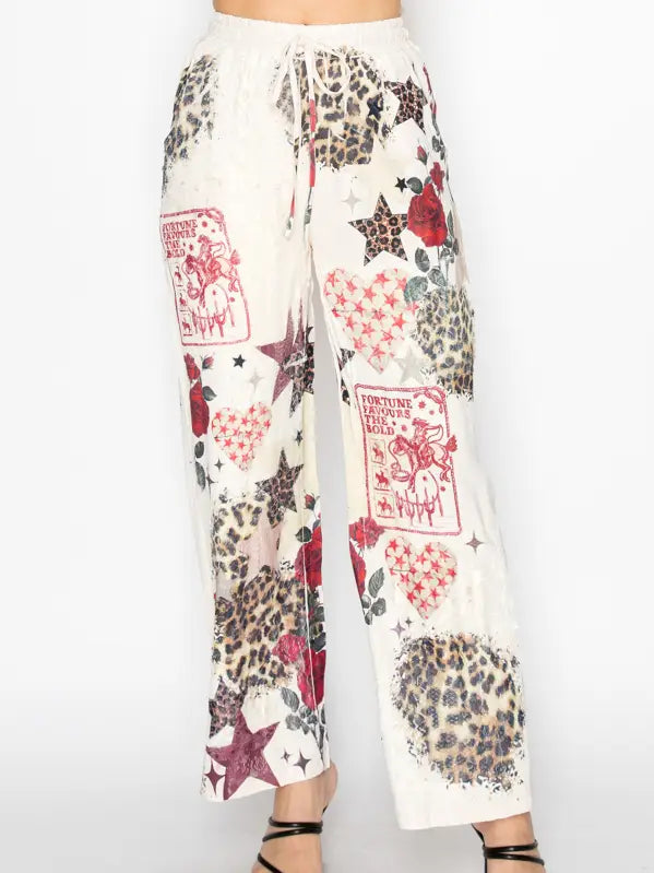 ORIGAMI Star Rose Pants