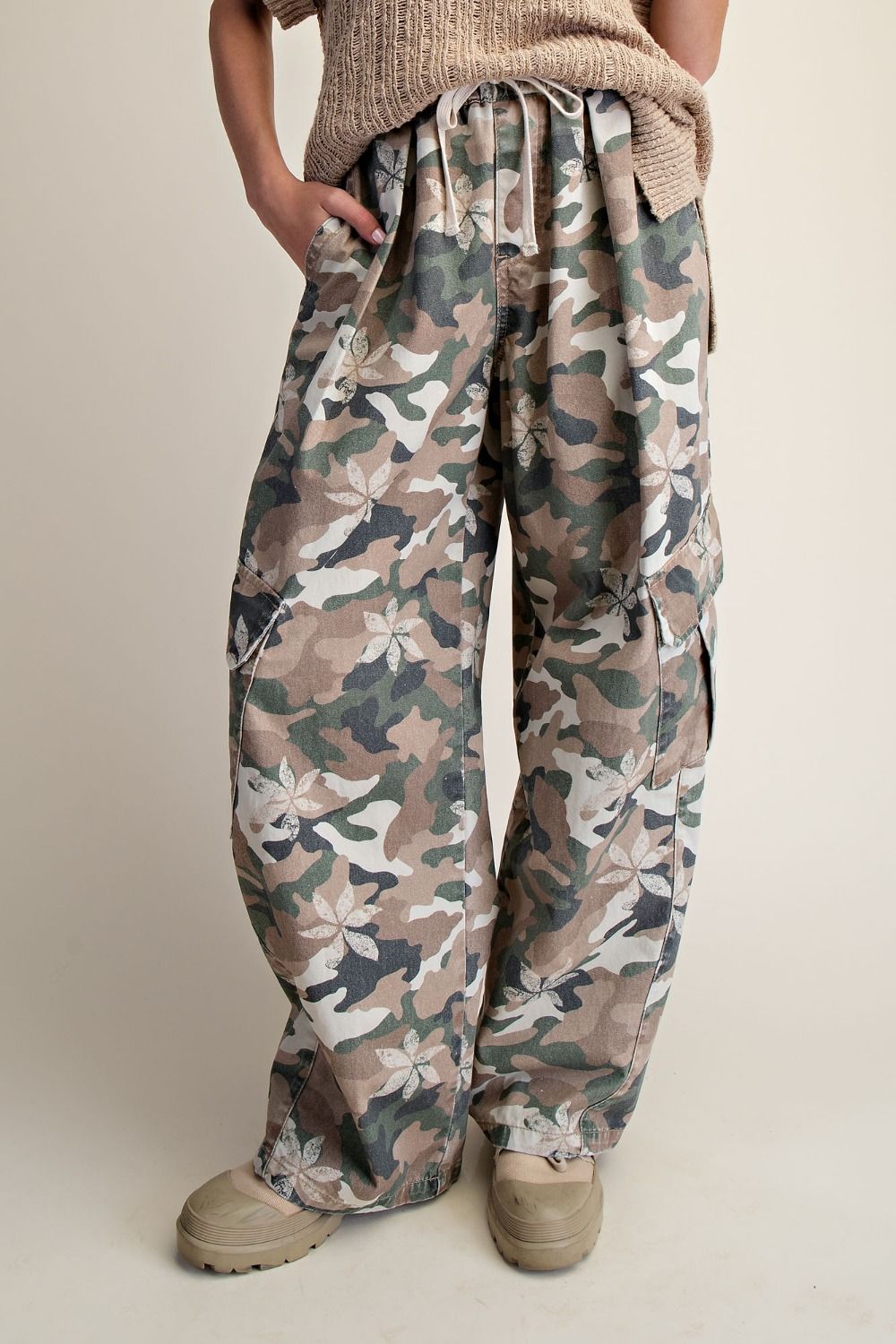 EASEL Camouflage Cargo Pants